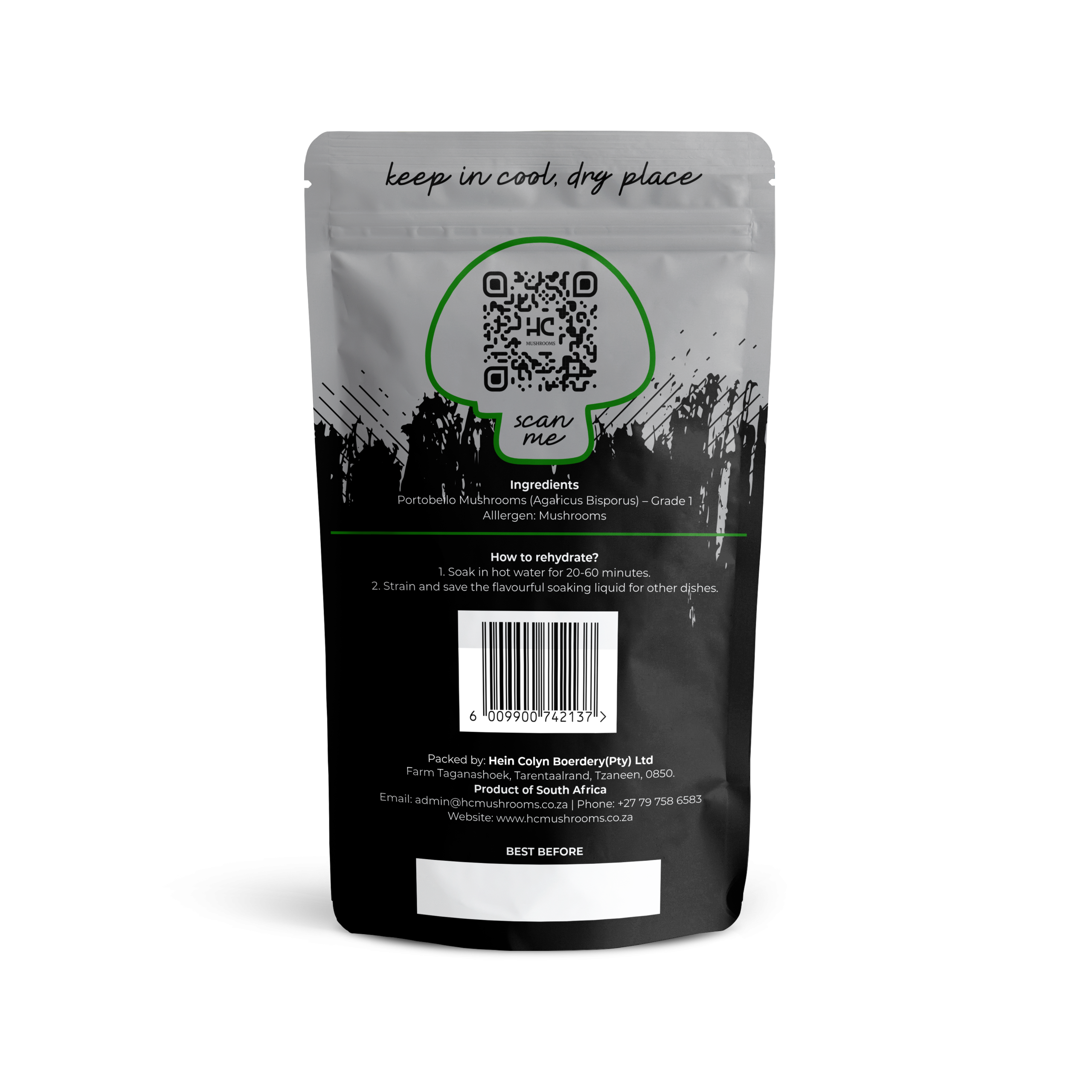 MOCKUP - Dried Portobello Mushrooms back