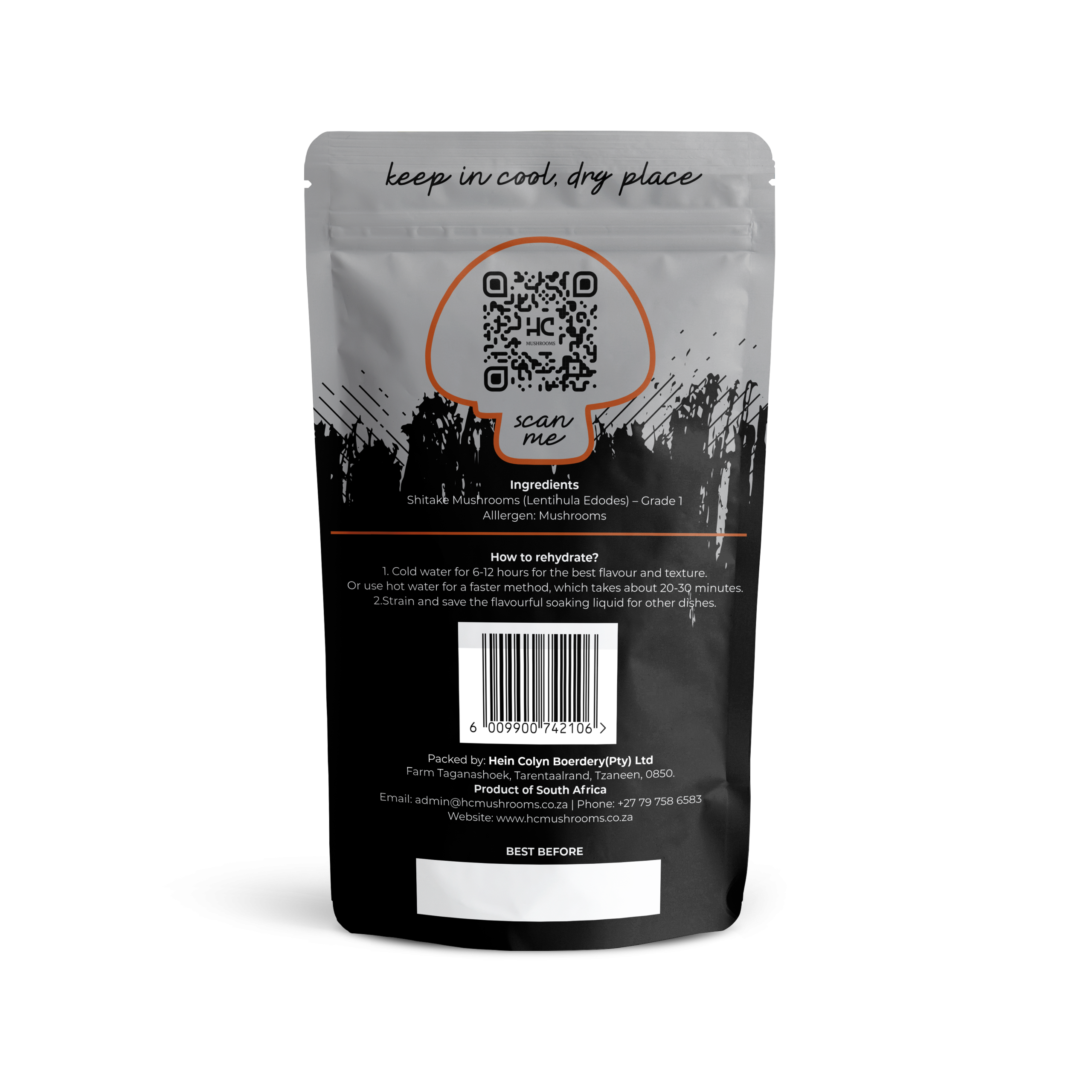 MOCKUP - Dried Shitake Mushrooms back