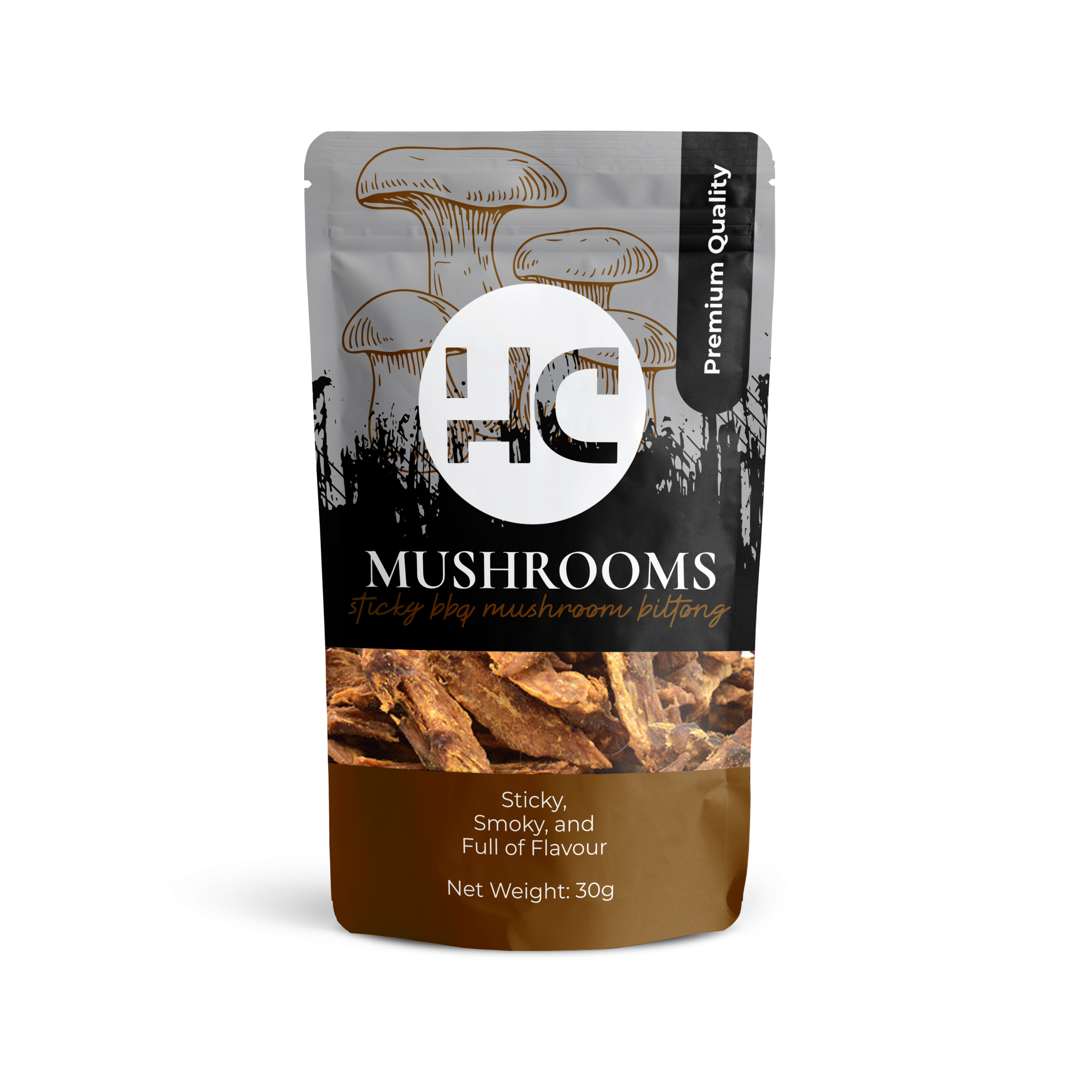 MOCKUP - sticky bbq mushroom biltong